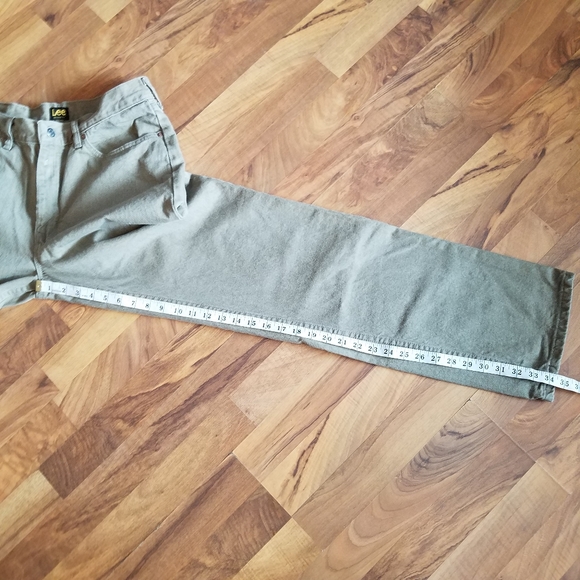 Lee Relaxed Fit Mens Jeans Color Light Brown 34x34 - Picture 5 of 9